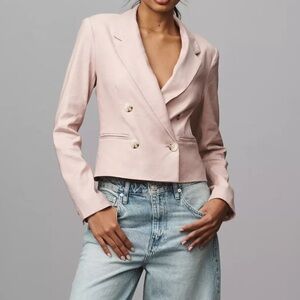Anthropologie Maeve Blush Jacket